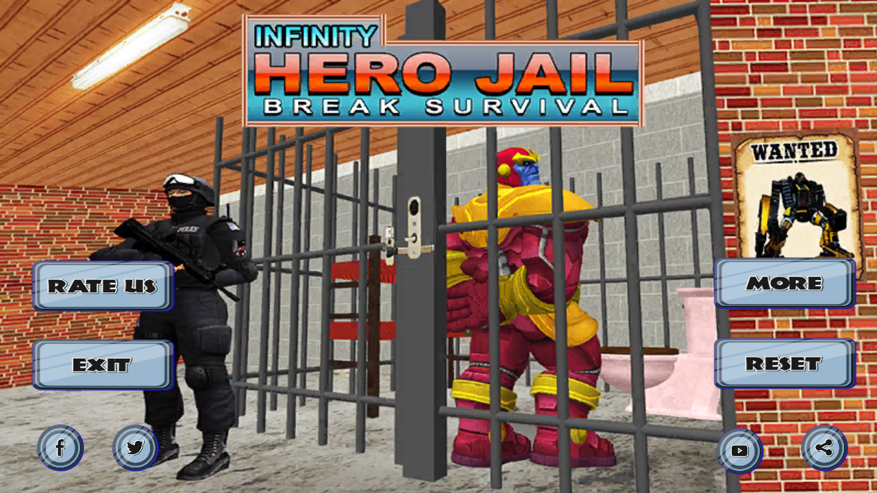 Infinity Hero Jail Break Survival(无限英雄越狱游戏) Infinity Hero Jail Break Survival(无限英雄越狱游戏)