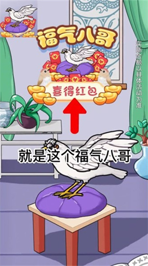 福气八哥-喜得红包