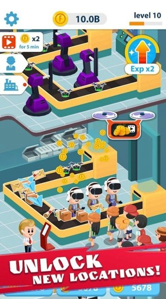 Idle Factory Corp.: Business Tycoon Clicker Games