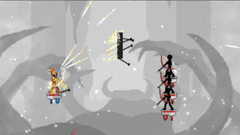 像素弓箭手战斗