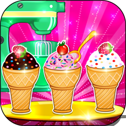 制作冰淇淋蛋糕游戏(Ice Cream Cone Cupcakes)