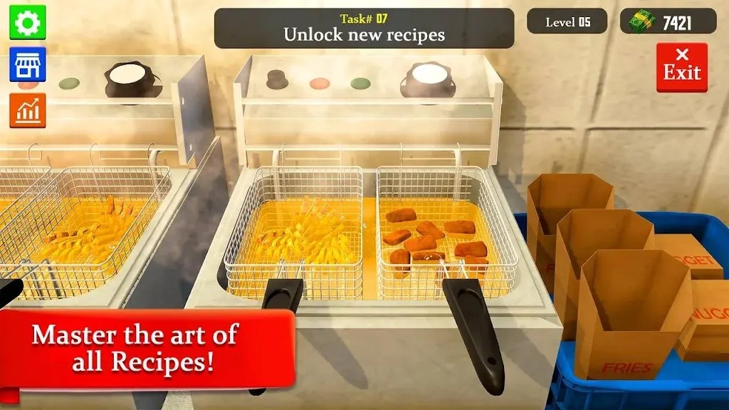 汉堡餐厅模拟器3D