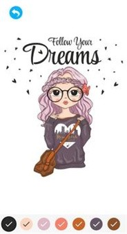 Cute girl coloring books(画你的公主)
