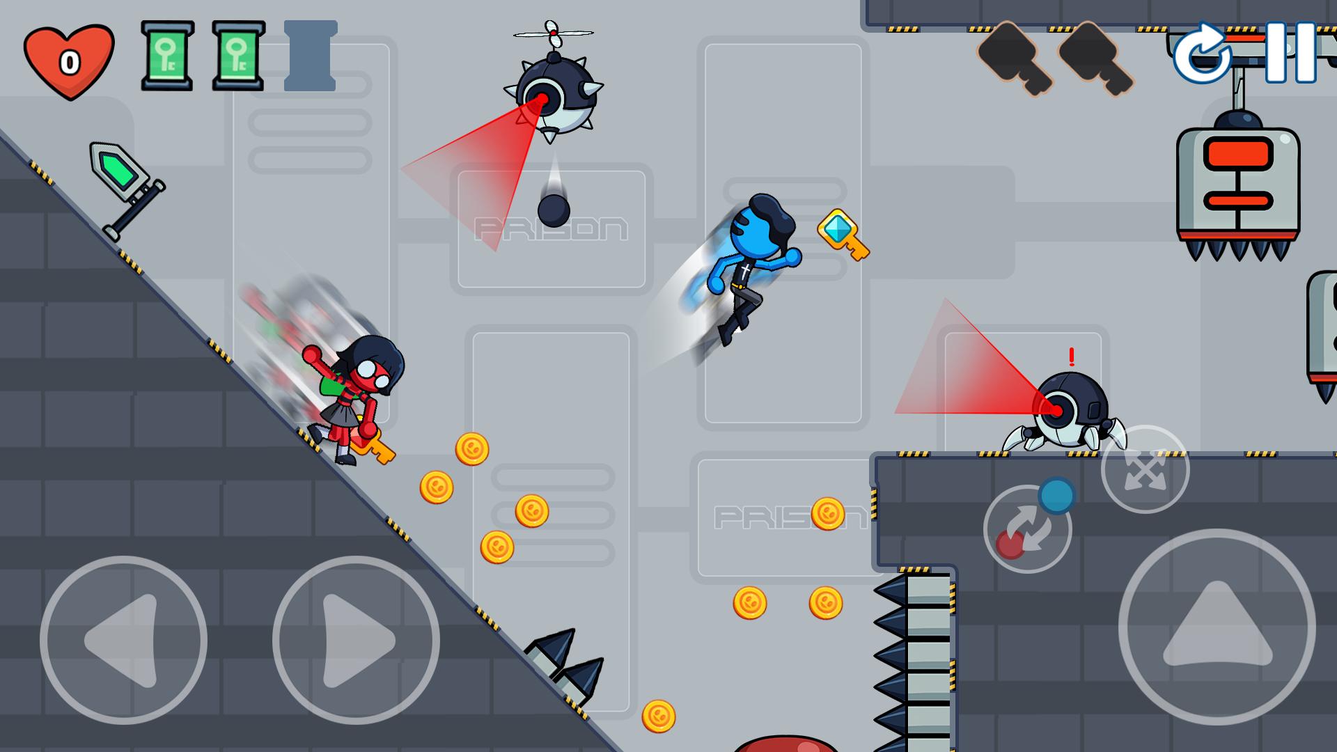 红蓝火柴人越狱Red Blue Stick 红蓝火柴人越狱Red Blue Stick