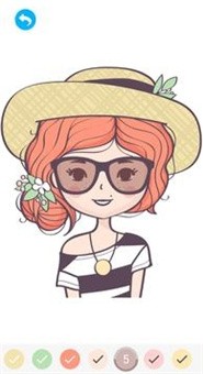 Cute girl coloring books(画你的公主)