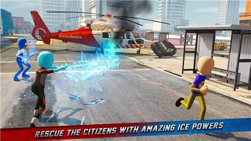 火柴冰英雄犯罪城Stickman Ice Hero 火柴冰英雄犯罪城Stickman Ice Hero