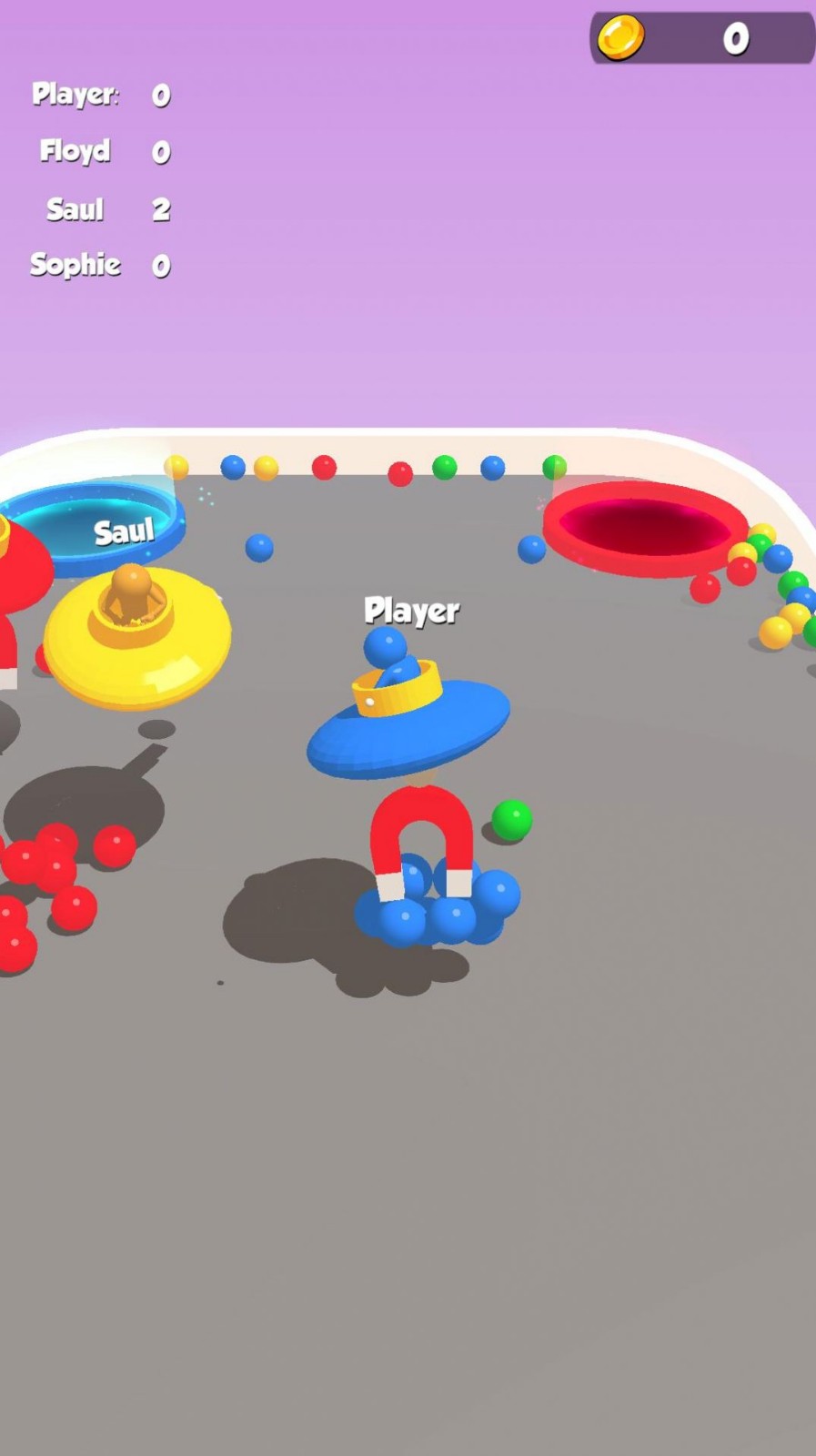 磁铁球比赛(Magnet Ball Race)