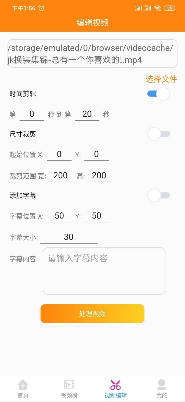 视频去水印系统