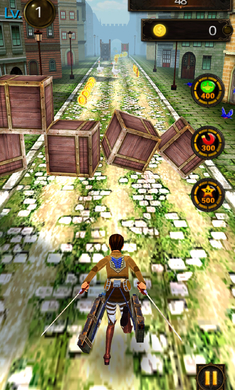 进击的巨人跑酷