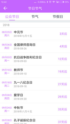 知日历