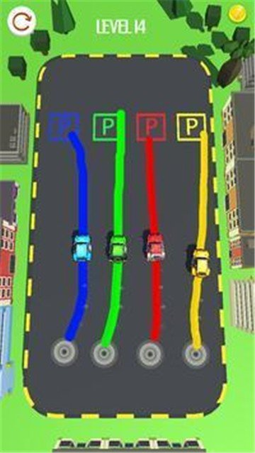牵引式停车场Draw Parking