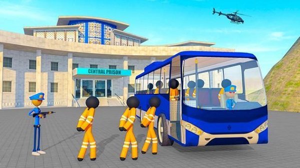 囚犯巴士驾驶(Transport Stickman Prisoner Bus Driving) 囚犯巴士驾驶(Transport Stickman Prisoner Bus Driving)