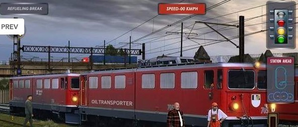 石油火车驾驶（Oil Train Driving Games）