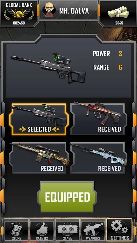 ShootingRange(狙击步枪射击)