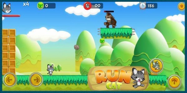 猫跑冒险丛林Cat Run Adveture Jungle