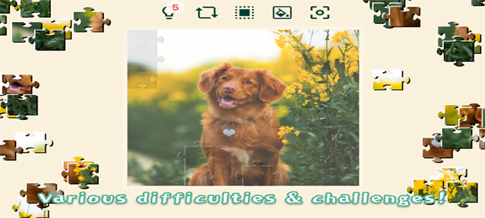 宠物狗狗的拼图挑战(Dogs Mania Jigsaw Puzzles)