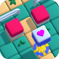 鱿鱼图滑动立方拼（Squid Game Sliding Cubic Puzzle）
