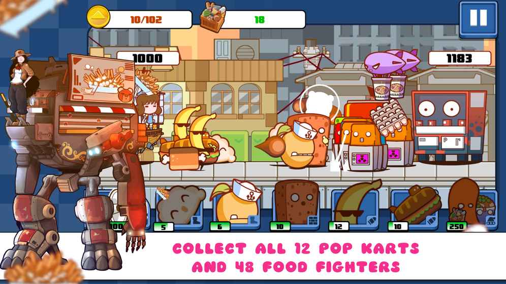Pop Karts Food Fighters(流行餐车美食斗士)