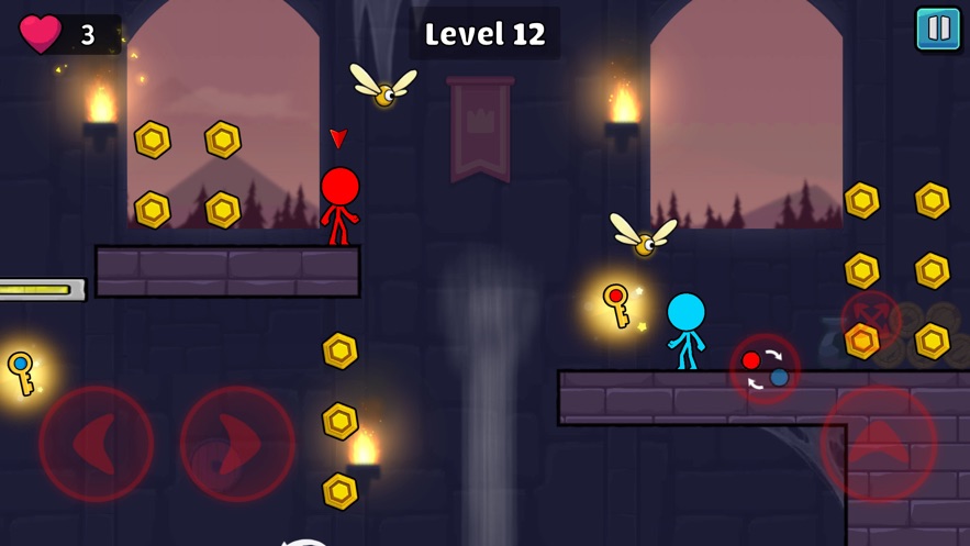 Red & Blue Stickman 2