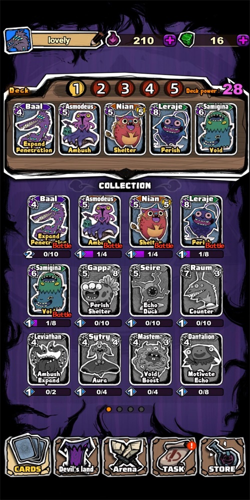 恶魔卡片（DemonCard）