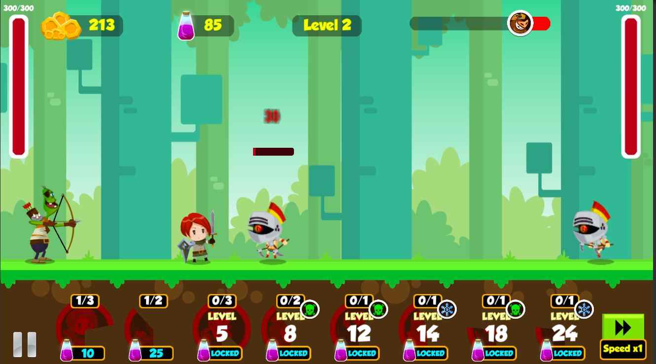 城堡冲刺英雄塔御