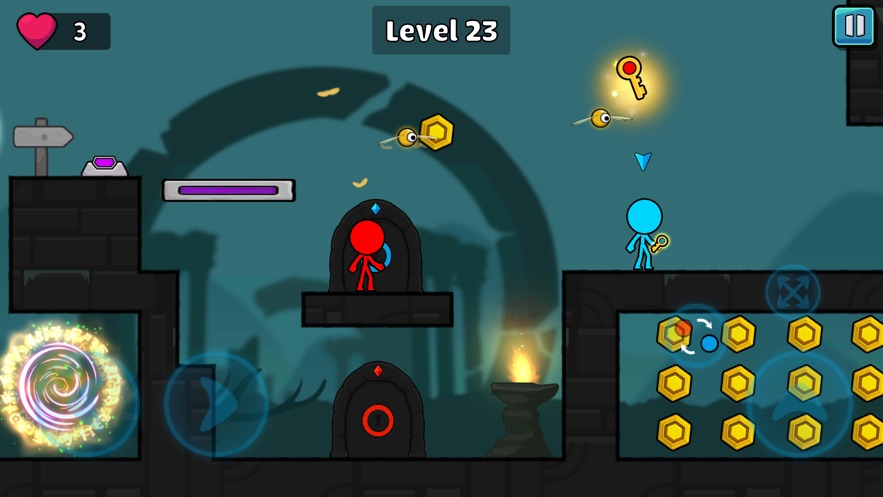 Red & Blue Stickman 2