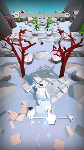 抖音雪地寻宝