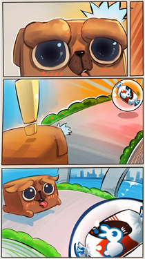 狗三熊猫沉默