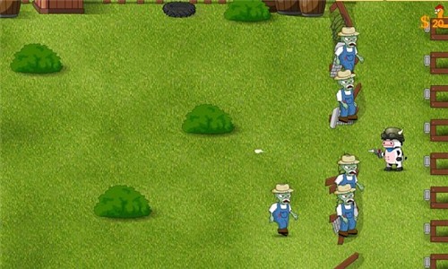 奶牛大战僵尸双人版