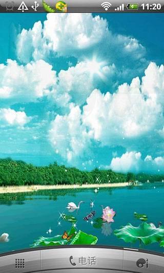 清新荷塘动态壁纸(Lotus Pond II) 清新荷塘动态壁纸(Lotus Pond II)