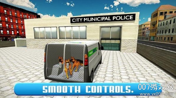 警犬运输卡车