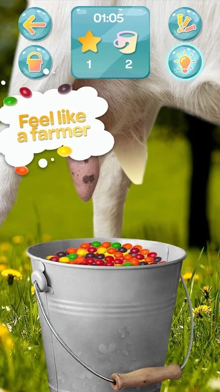 挤奶模拟器游戏手机版下载(Milking Cow Simulator)