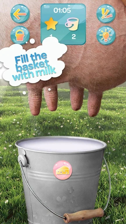 挤奶模拟器游戏手机版下载(Milking Cow Simulator)