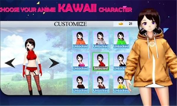 动漫女孩袖珍爱游戏最新版(Anime Girl)