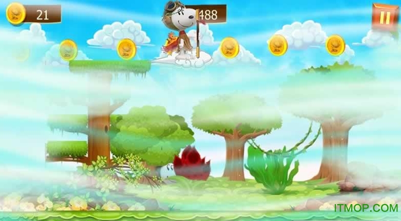 史努比冒险内购破解版无限金币(Snopy Adventure Run)