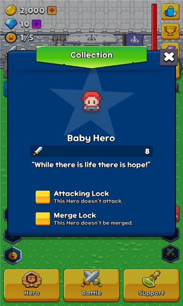 Baby Hero Idle宝宝合并英雄