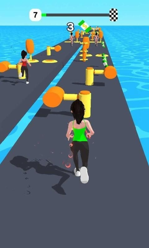 女孩接力赛3d