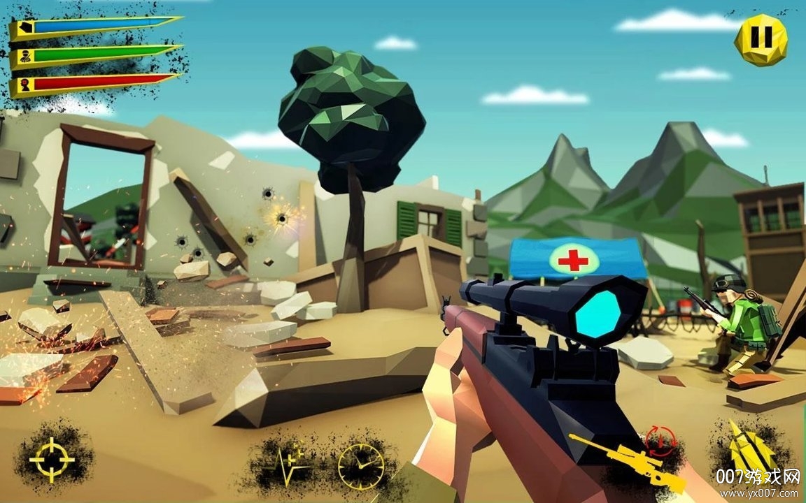 US Army Call of WW2 battleground World War Game(二战战场世界大战)