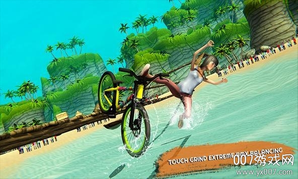 Freestyle BMX Bike Balancing(自行车水上平衡赛)