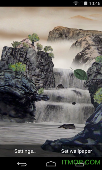 3D高山流水梦象壁纸 3D高山流水梦象壁纸