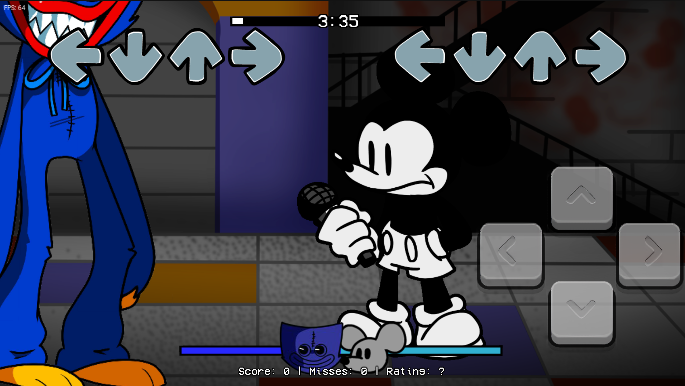 Friday night funk :huggy wuggy vs mickey mouse