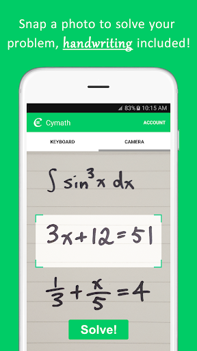 Cymath数学问题求解器