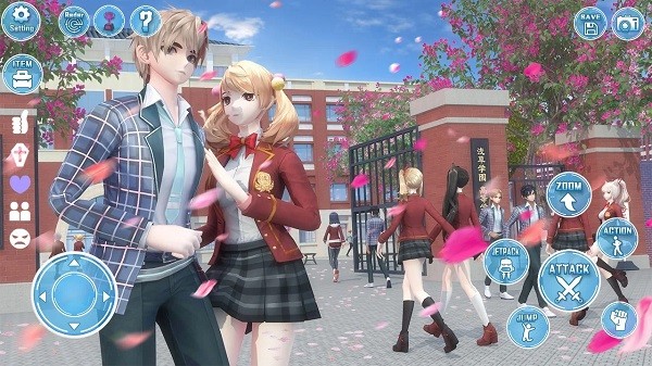 Anime School Girl Dating Sim