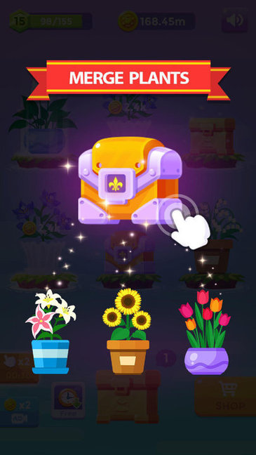 闲置花园：合并植物