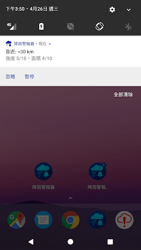 降雨警报器