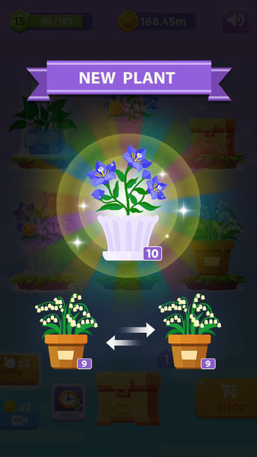 闲置花园：合并植物