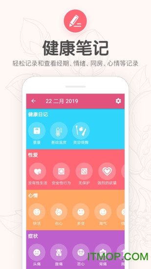 樱桃生理期小月历