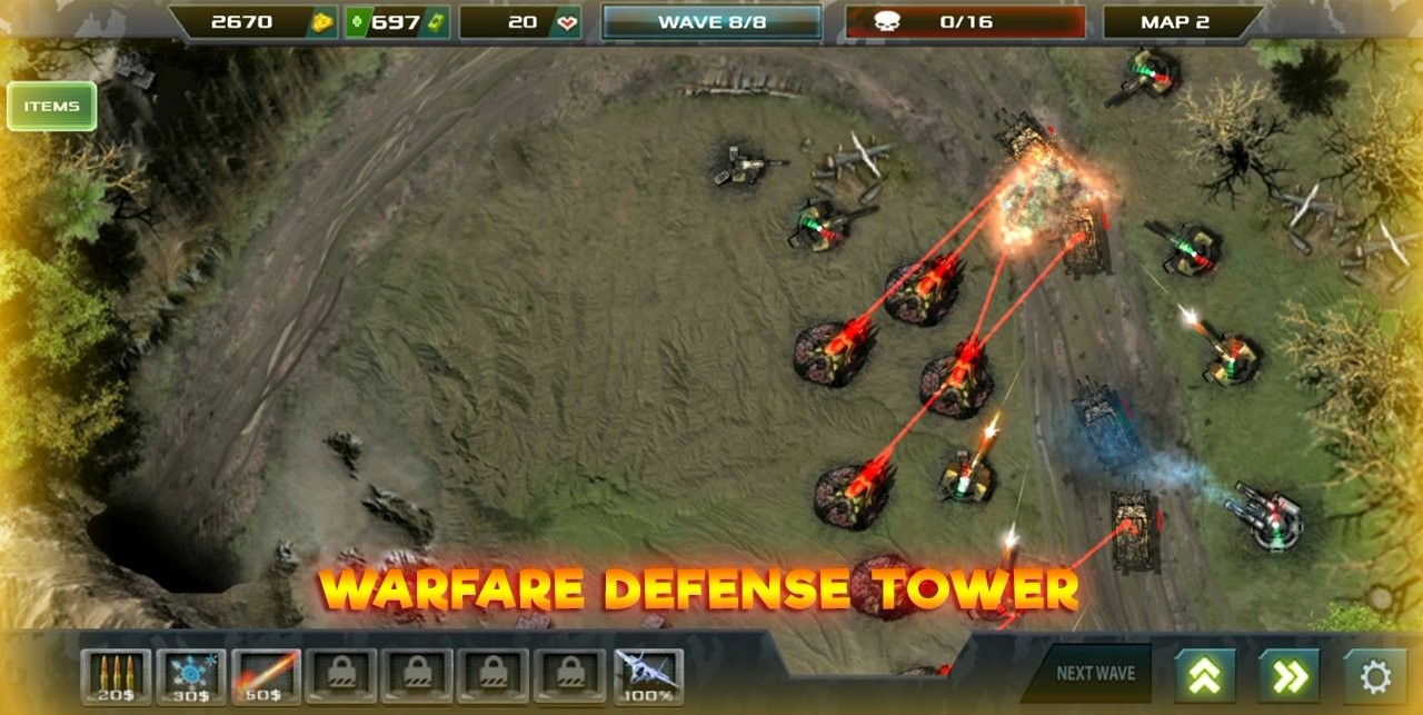 Tower Defense: Alien War TD