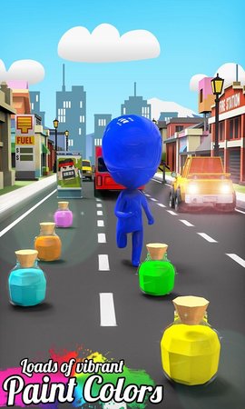 扭曲的颜色赛跑者 扭曲的颜色赛跑者