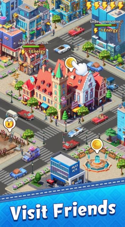 Merge Urban: Mansion City Game